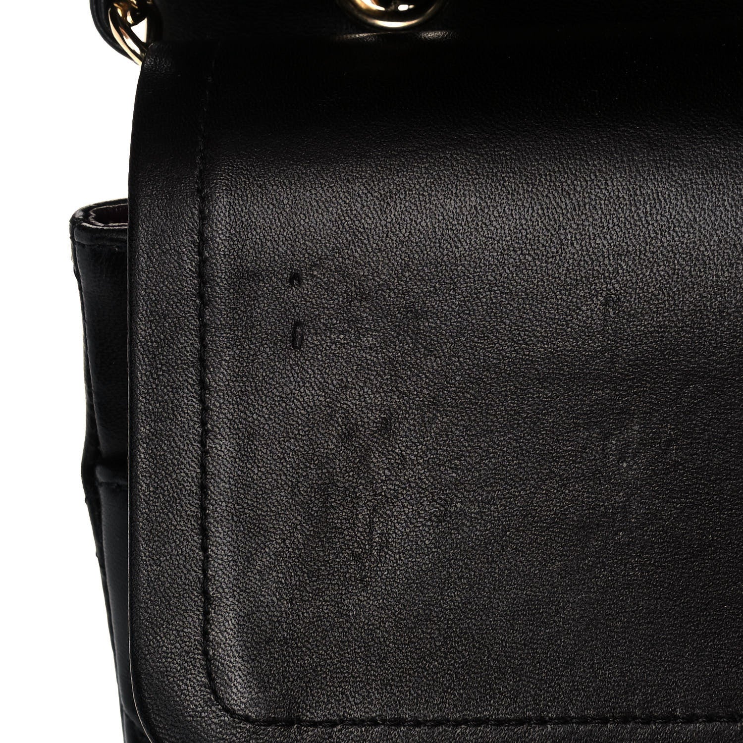Chanel Lambskin Quilted Maxi Double Flap Black 13 of 17