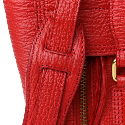 3.1 Phillip Lim Textured Calfskin Medium Pashli Satchel Red 10 of 11