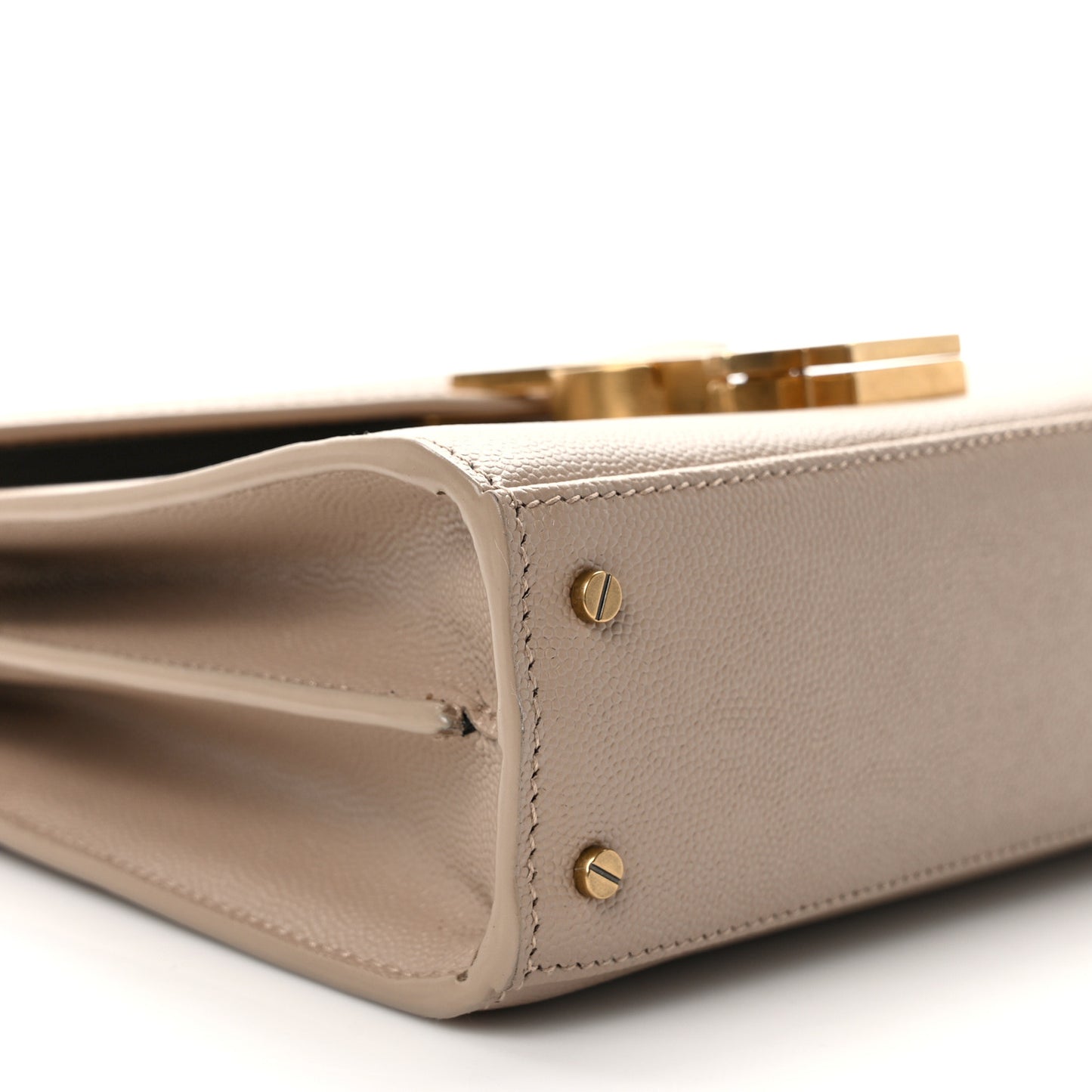 Grain de Poudre Mini Classic Monogram Cassandra Top Handle Beige