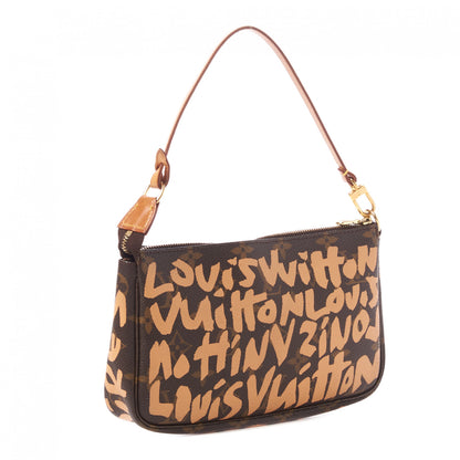 Louis Vuitton Monogram Graffiti Pochette Accessories Peach 2 of 7