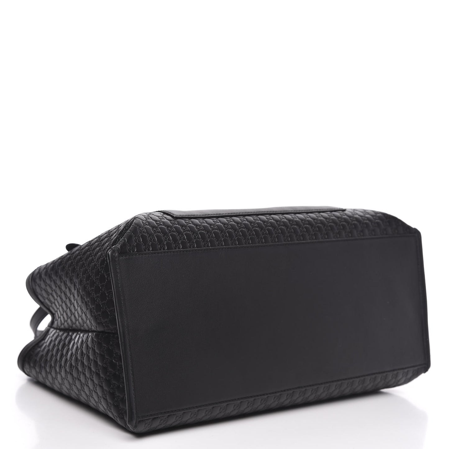 Soft Microguccissima Medium Tote Black
