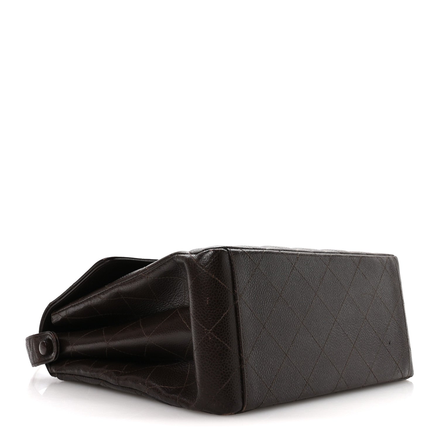 Chanel Caviar Quilted Medium Kelly Flap Brown 4 of 13