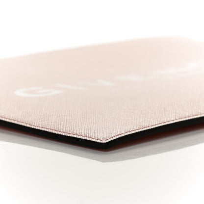 Givenchy Textured Coated Canvas Iconic Prints Flat Medium Clutch Bag Pink 5 of 9