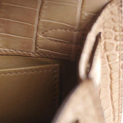 Hermes Matte Alligator Kelly Pochette Poussiere 19 of 23