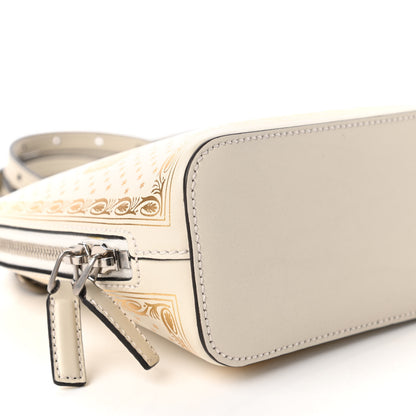 Gucci X SEGA Calfskin GUCCY Stars Mini Dome Shoulder Bag Moon Steller White Gold 6 of 11