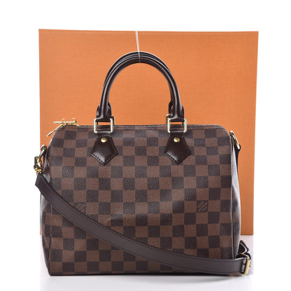 Louis Vuitton Damier Ebene Speedy Bandouliere 25 11 of 11