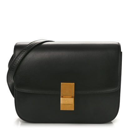 Celine Box Calfskin Medium Classic Box Flap Black 1 of 10