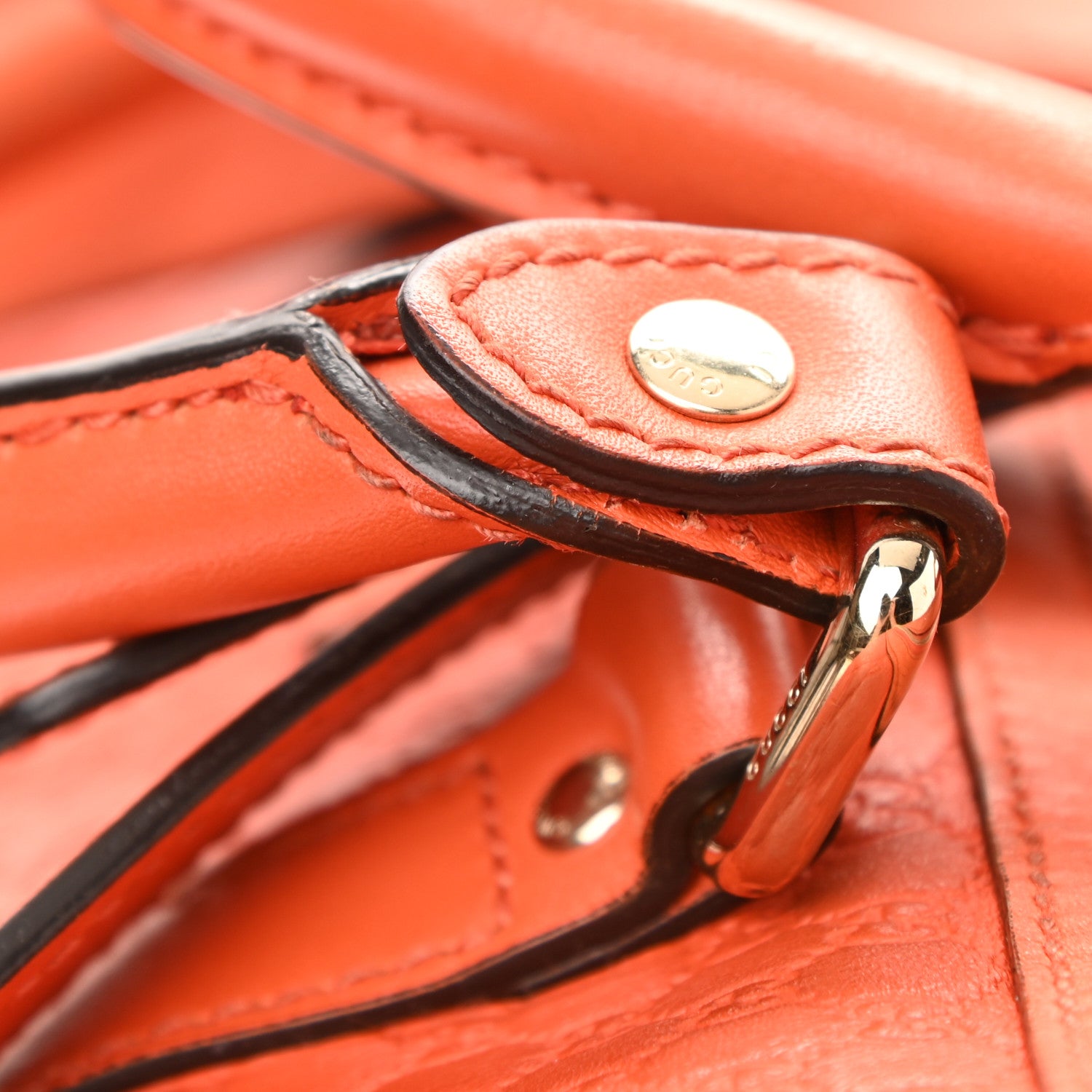Gucci Microguccissima Medium Joy Boston Sun Orange 11 of 16