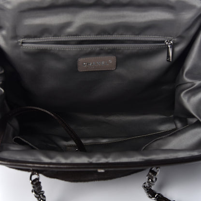 Chanel Pony Hair Sharpei Frame Tote Dark Brown 5 of 13