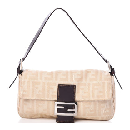 Fendi Zucca Baguette Beige 1 of 8