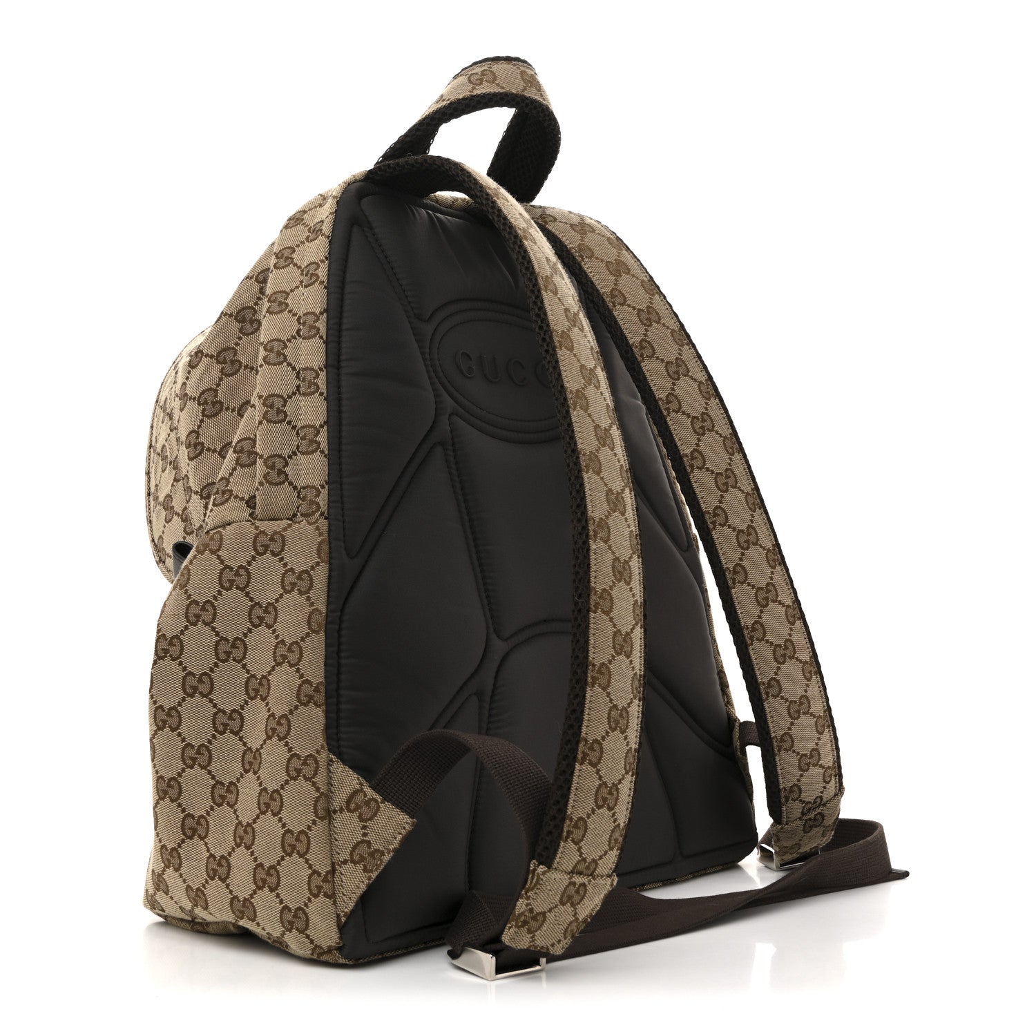 Gucci GG Monogram Medium Backpack Brown 3 of 13