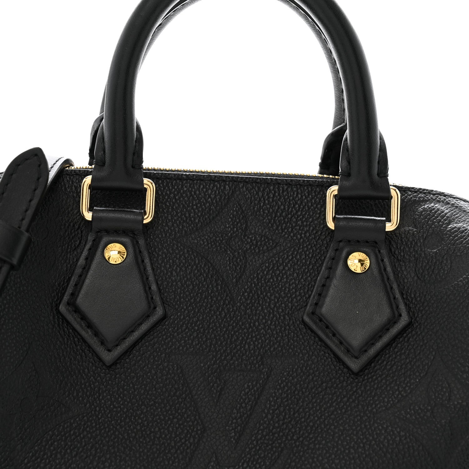 Louis Vuitton Empreinte Monogram Giant Speedy Bandouliere 20 Black 7 of 11