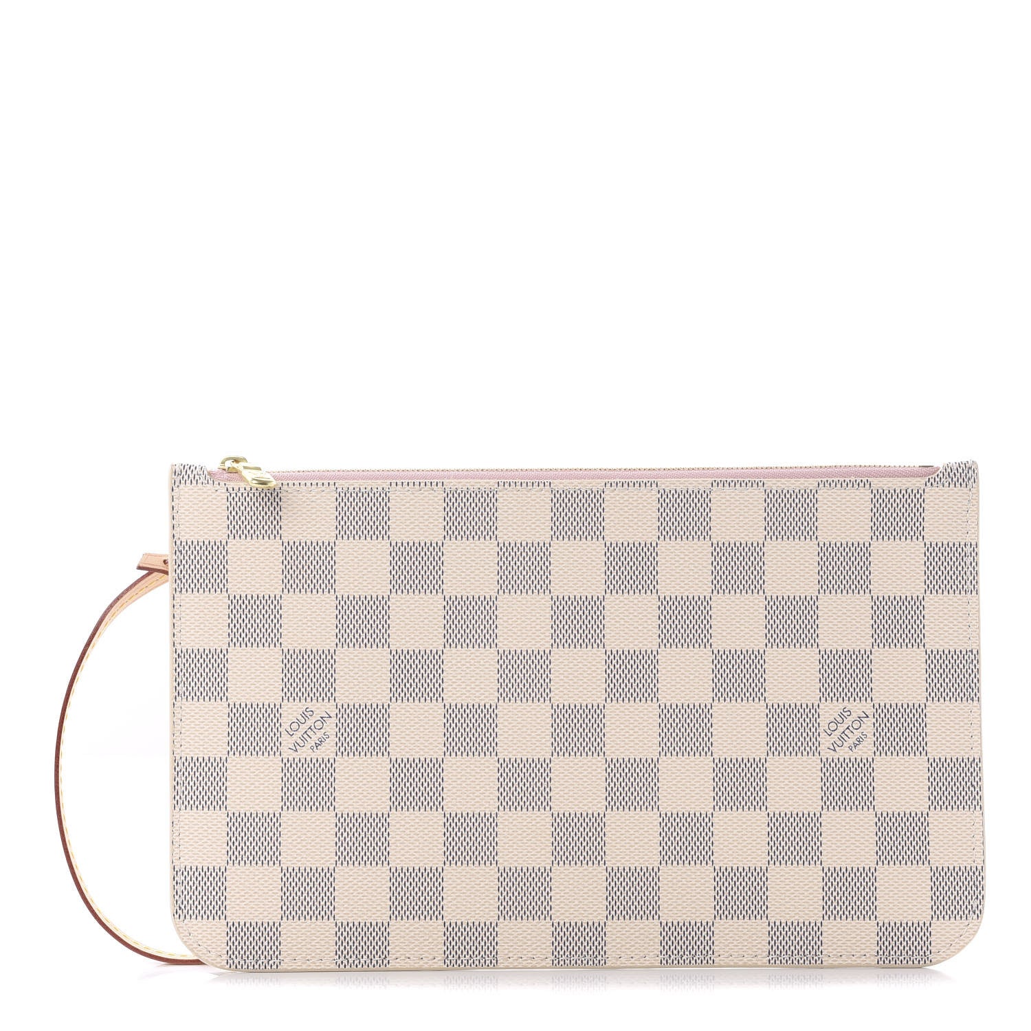 Louis Vuitton Damier Azur Neverfull MM GM Pochette Rose Ballerine 1 of 7