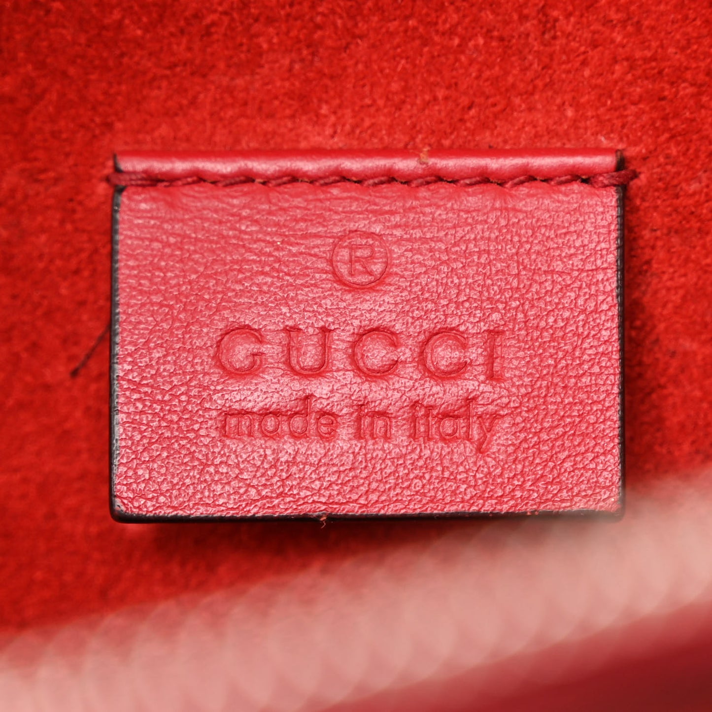 GG Supreme Monogram Suede Cudu Medium Dionysus Shoulder Bag Beige Ebony Vulcanic Red