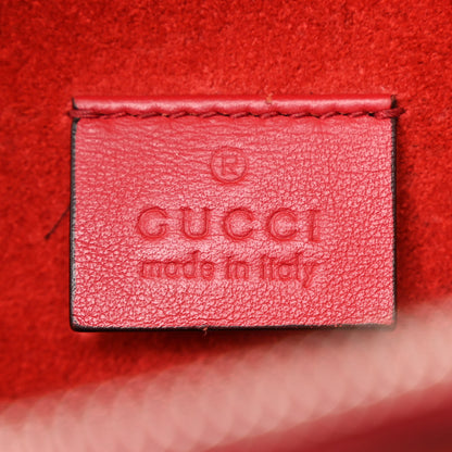 Gucci GG Supreme Monogram Suede Cudu Medium Dionysus Shoulder Bag Beige Ebony Vulcanic Red 7 of 16
