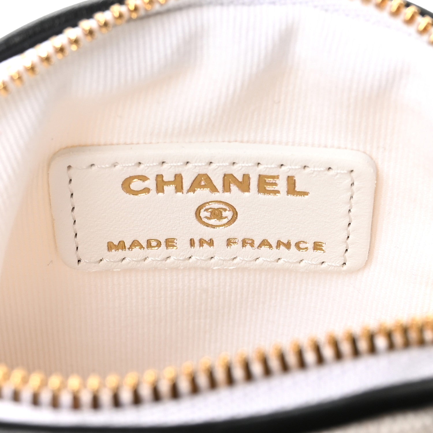 Chanel Canvas Calfskin Tennis Racket Mini Bag White Black 7 of 12