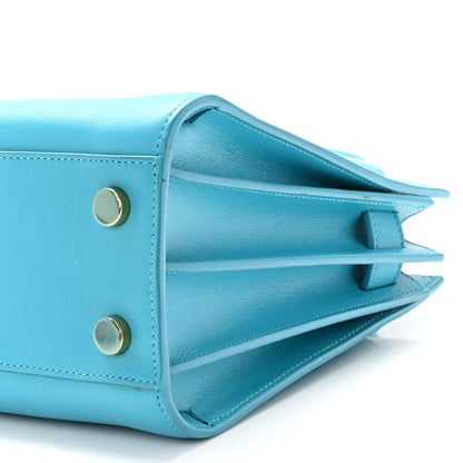 Saint Laurent Calfskin Nano Sac De Jour Turquoise 9 of 14