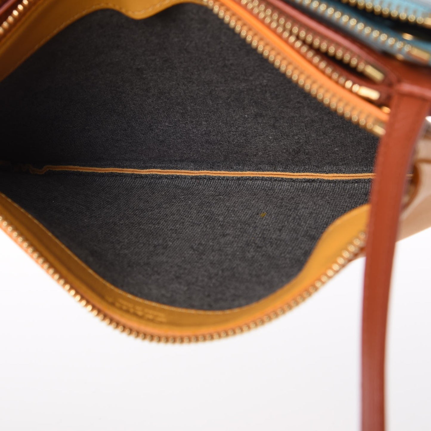Lambskin Small Multicolor Trio Crossbody Bag Antarctic