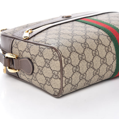 Gucci GG Supreme Monogram Web Small Ophidia Shoulder Bag Brown 5 of 10