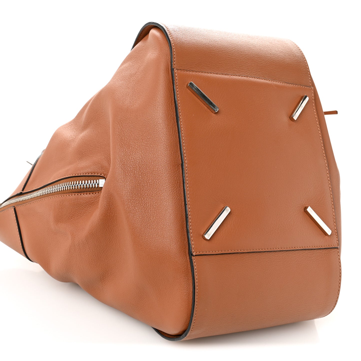 Calfskin Medium Hammock Shoulder Bag Tan