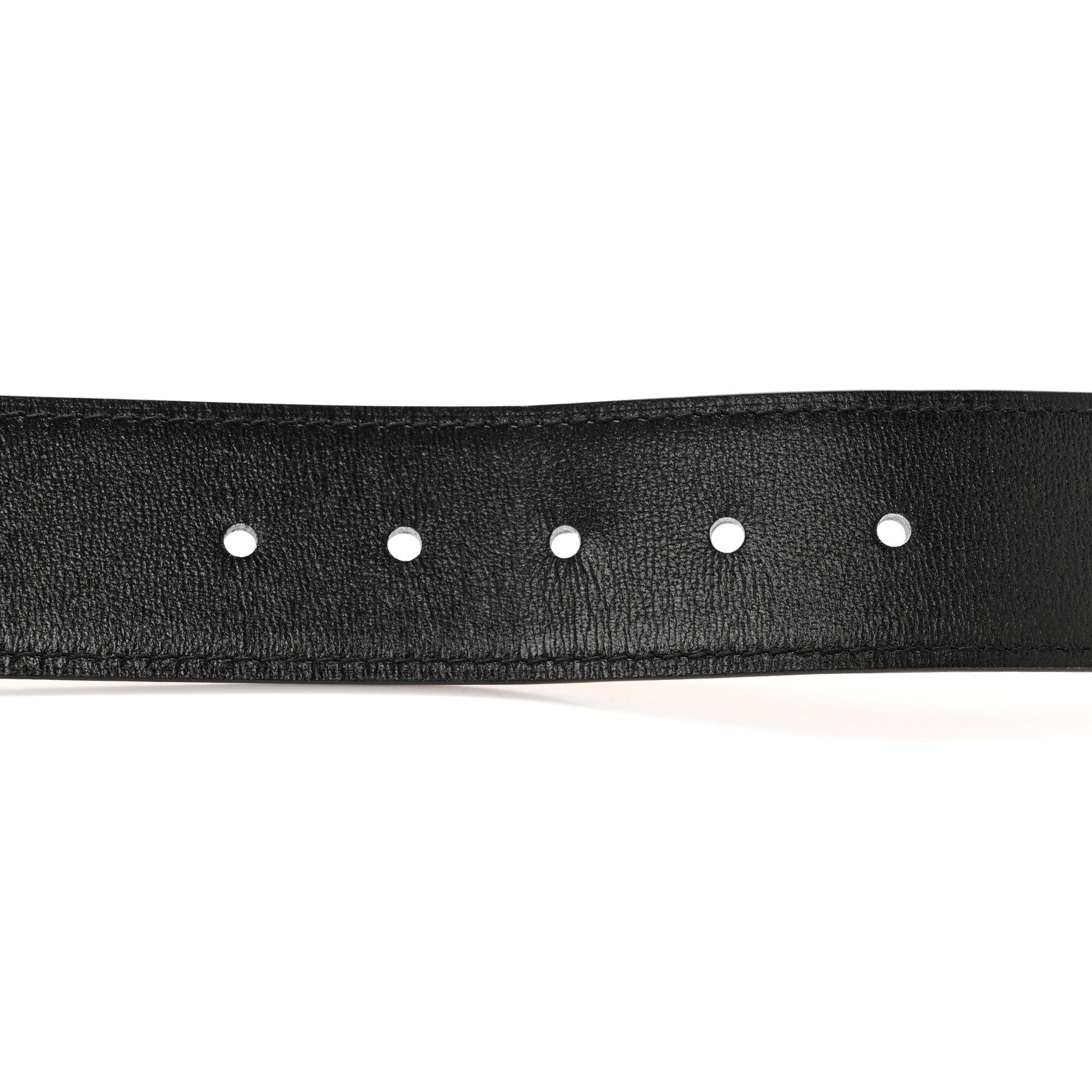 Hermes Box 135 Romain 35 Belt 90 36 Gold Black 4 of 5