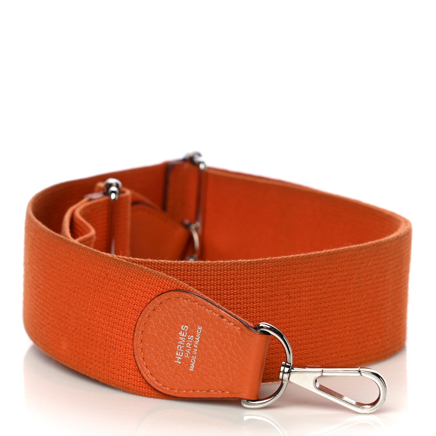 Hermes Taurillon Clemence Evelyne III GM Orange 9 of 19