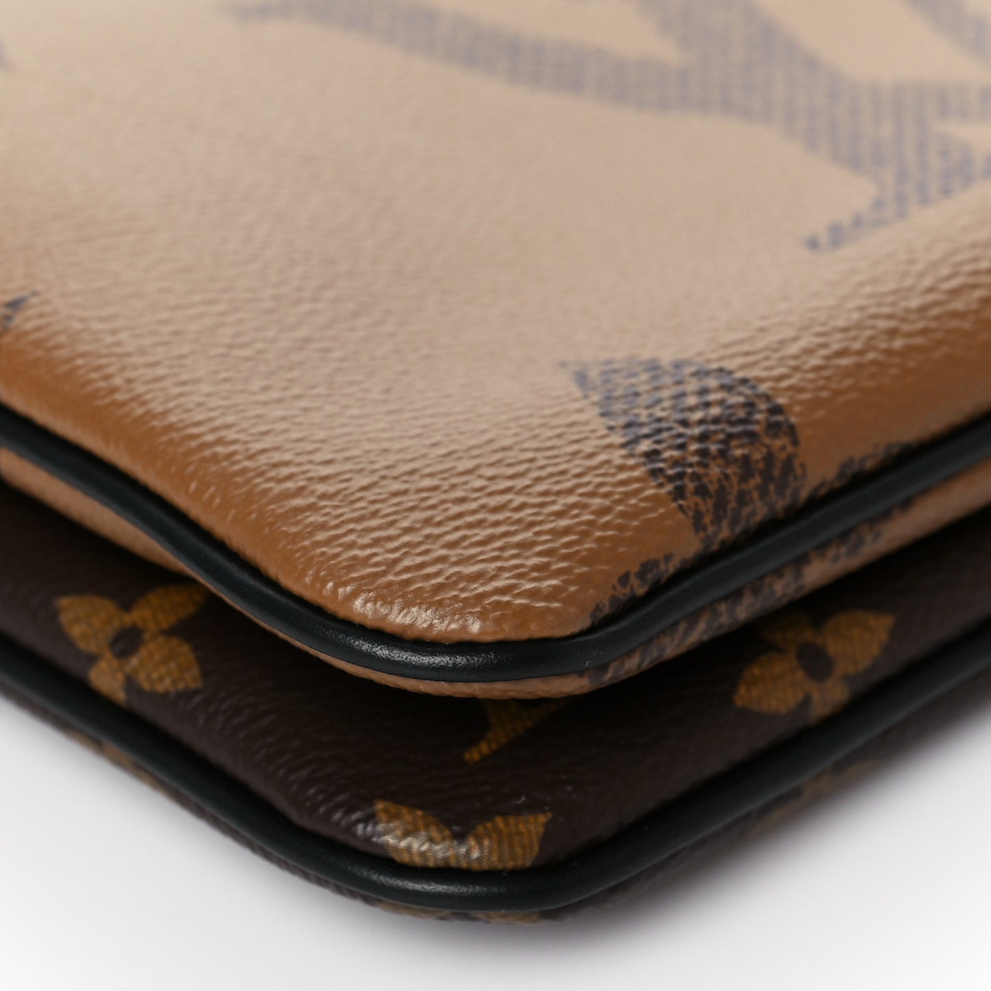 Reverse Monogram Giant Double Zip Pochette