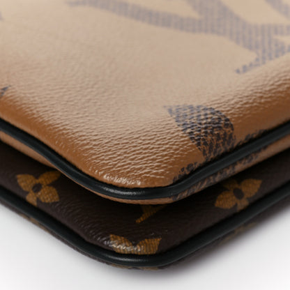 Louis Vuitton Reverse Monogram Giant Double Zip Pochette 7 of 9