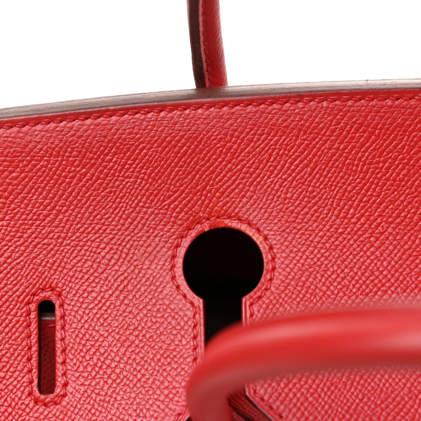Epsom Birkin 35 Rouge Casaque
