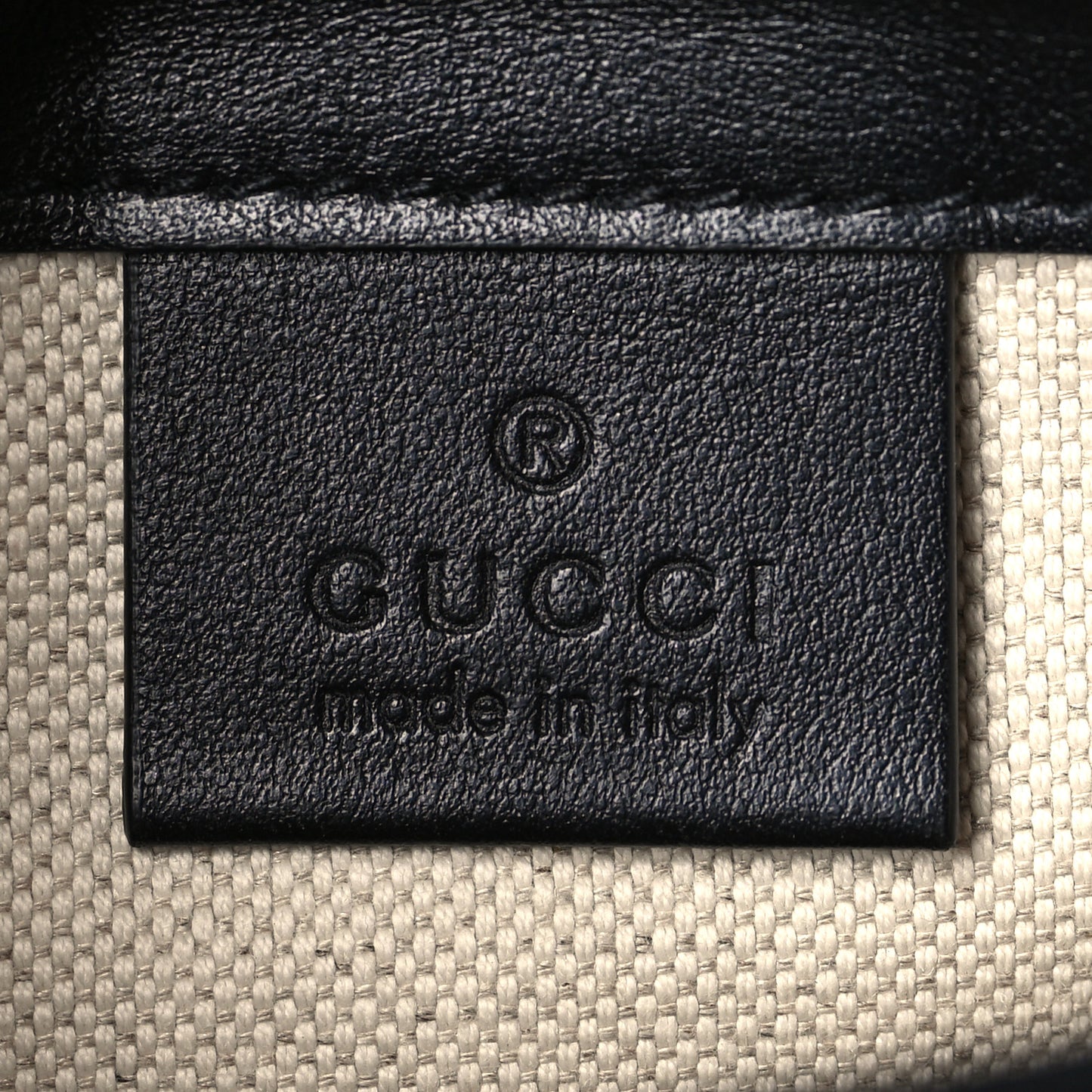 Calfskin GG Tennis Embossed Messenger Bag Black