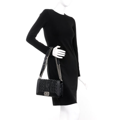 Chanel Lambskin Medium Celtic Boy Flap Black 3 of 12