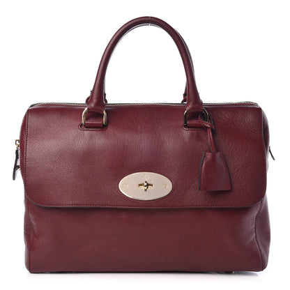 Mulberry Pebbled Calfskin Medium Del Rey Satchel Black Forest 1 of 13