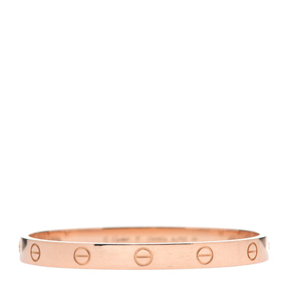 Cartier 18K Pink Gold LOVE Bracelet 17 3 of 5