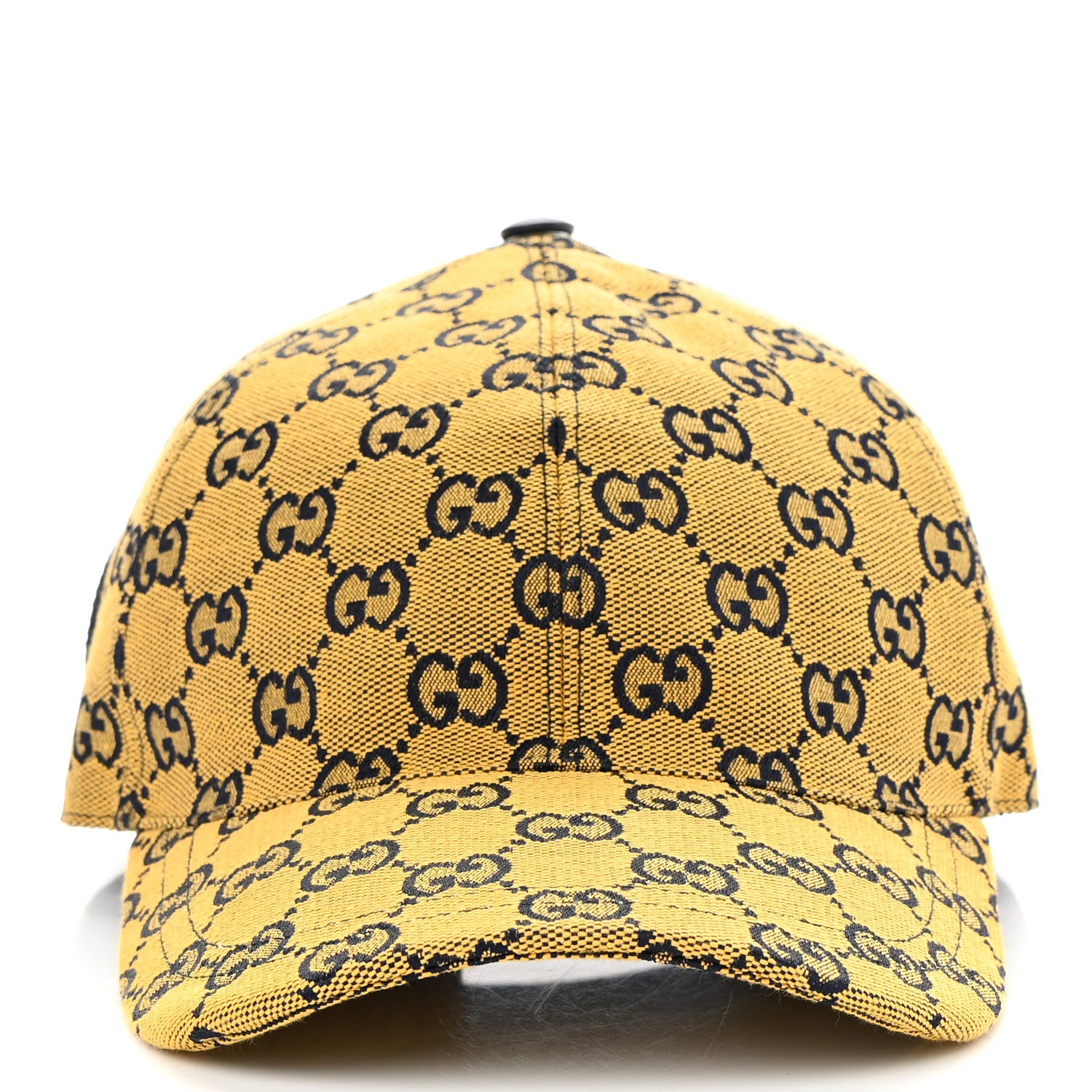 Gucci Monogram Multicolor Retro Interlocking G Baseball Hat L Yellow Blue 5 of 10