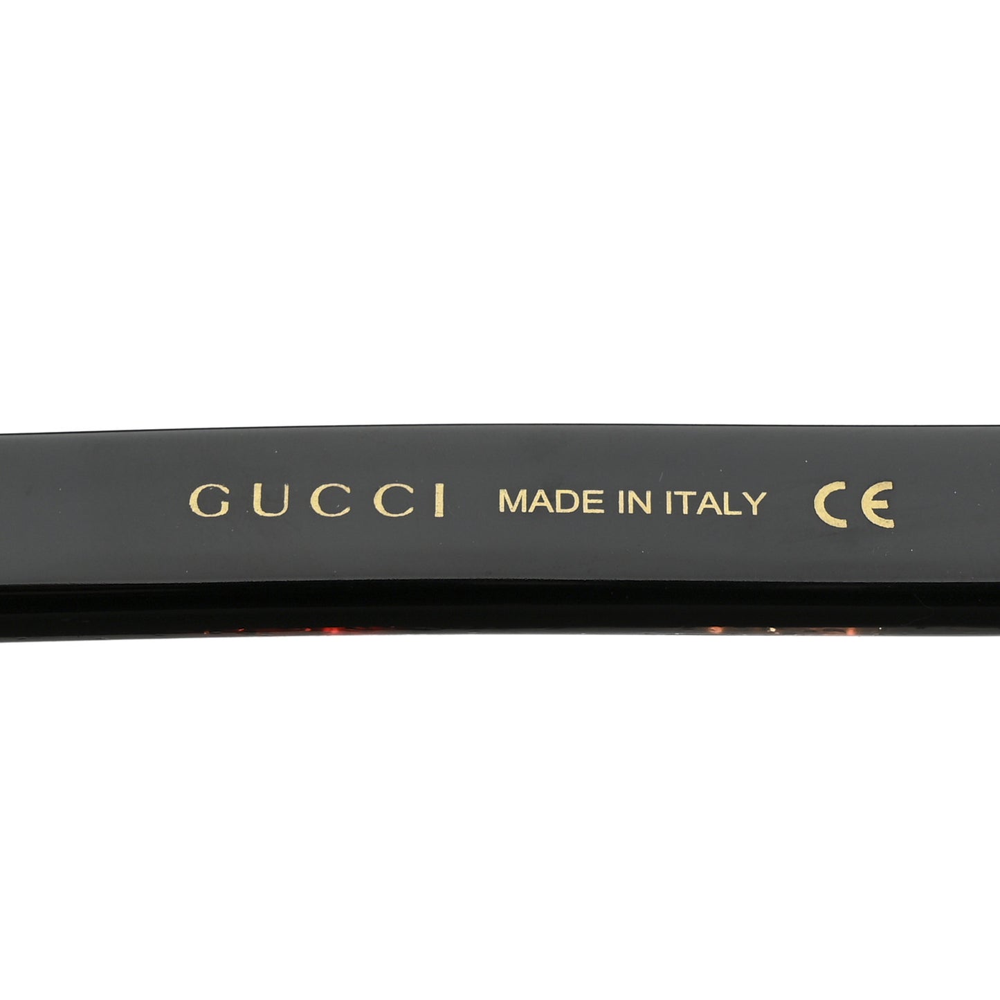 Acetate Oversize Stripe Sunglasses GG0328S Black Multi
