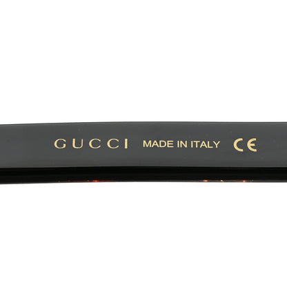 Gucci Acetate Oversize Stripe Sunglasses GG0328S Black Multi 6 of 7