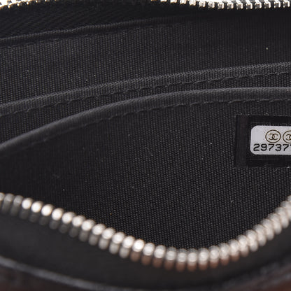 Chanel Caviar Quilted Incognito Zip Coin Purse Black 7 of 9