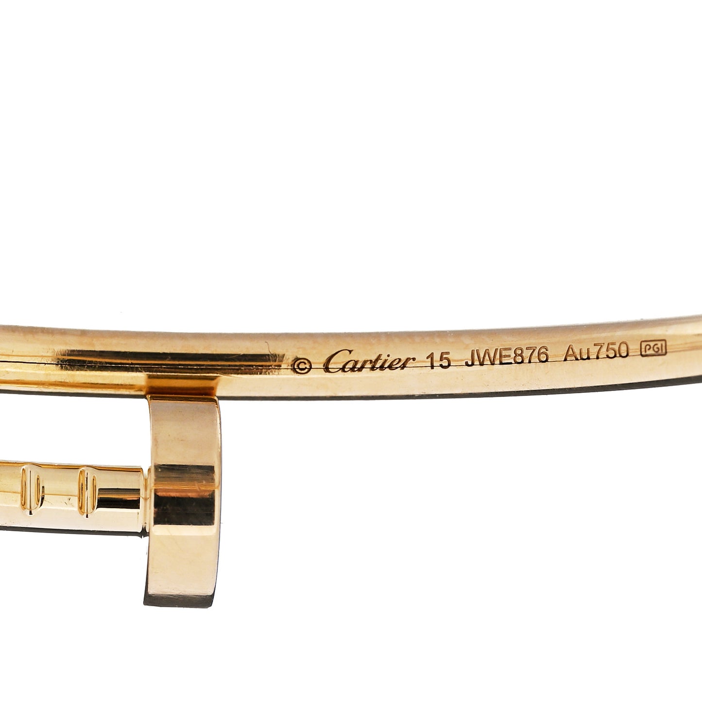 18K Yellow Gold Small Juste Un Clou Bracelet 15