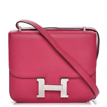Hermes Chevre Mysore Constance 18 Rose Shocking 1 of 15