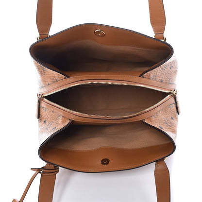 MCM Visetos Large Hobo Cognac 3 of 7