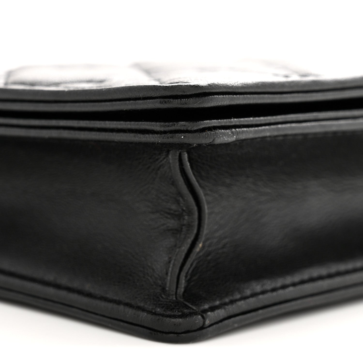 Christian Dior Lambskin Cannage Lady Dior Pouch Black 9 of 10