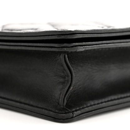 Christian Dior Lambskin Cannage Lady Dior Pouch Black 9 of 10