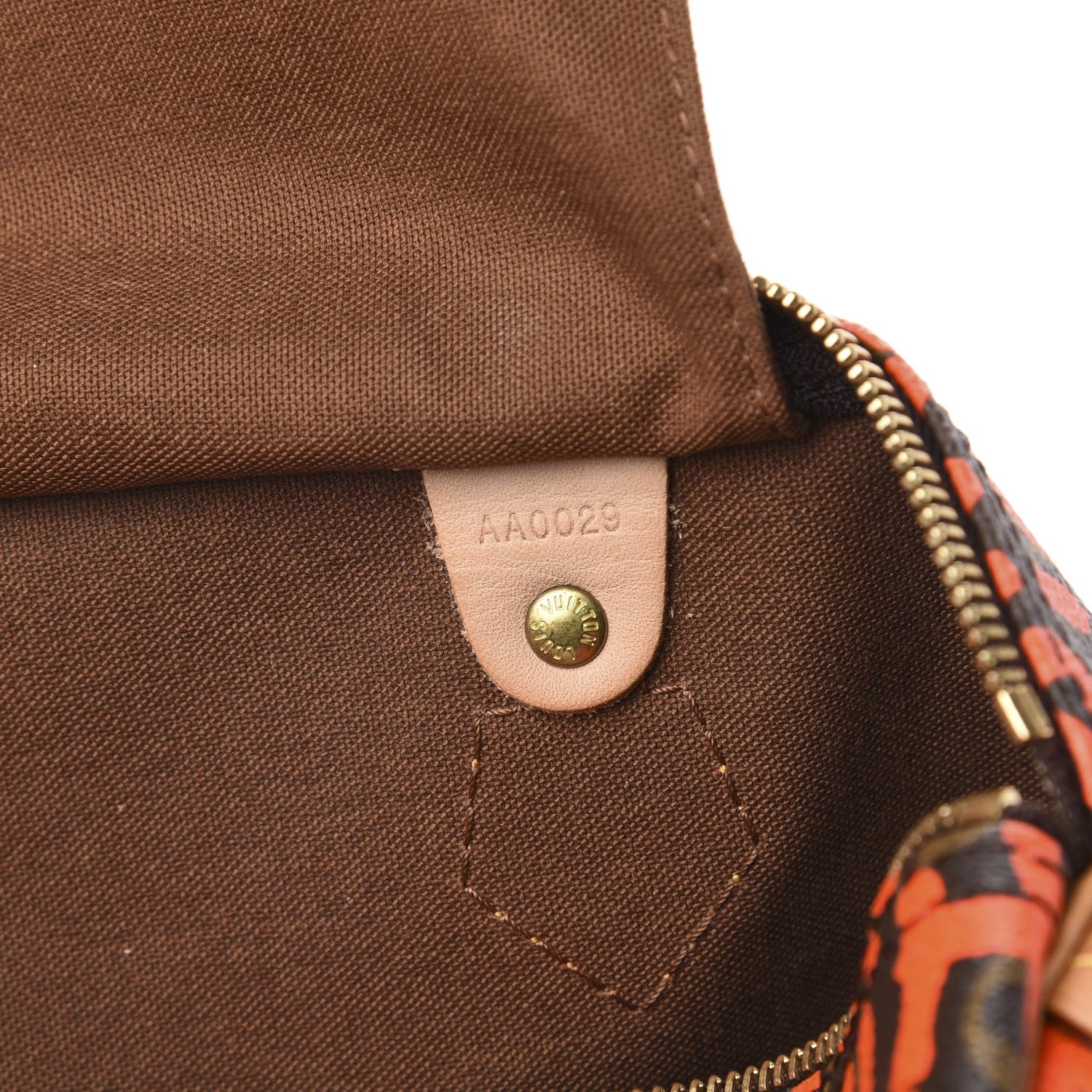 Louis Vuitton Monogram Graffiti Speedy 30 Orange 7 of 14