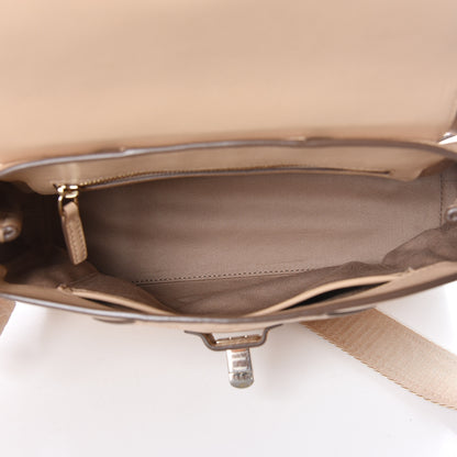 MCM Calfskin Ottomar Monogram Small Original Crossbody Bag New Beige 5 of 16