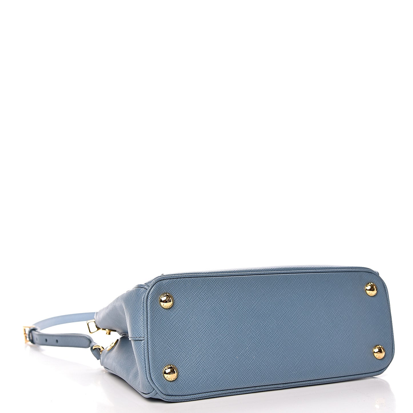 Saffiano Galleria Mini Double Zip Tote Aviazione