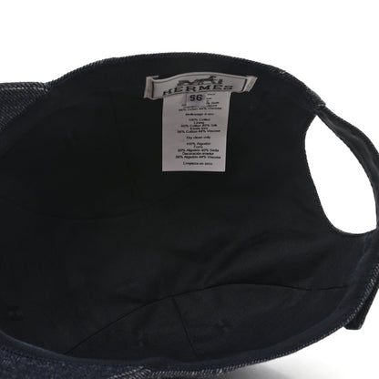 Hermes Denim Davis H Primavera cap 56 Indigo 5 of 8