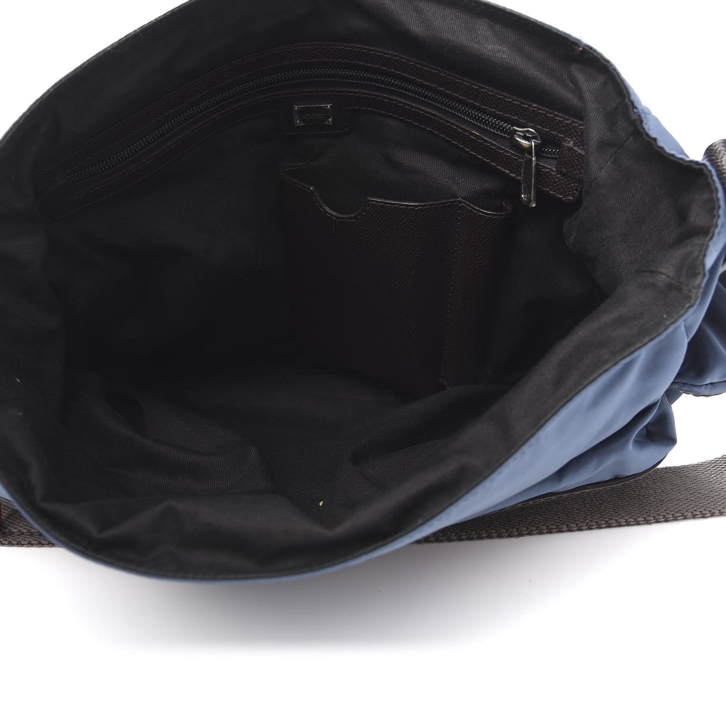 Nylon Messenger Bag Blue Multicolor