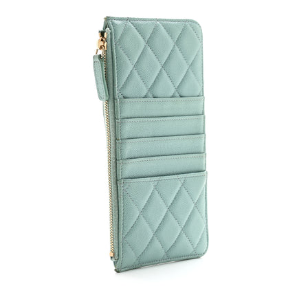 Chanel Caviar Quilted Classic iPhone Pouch Blue 3 of 11