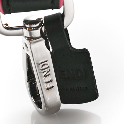 Fendi Vitello Dolce Plexiglass Bi-Color Studded Strap You Black Brownie Multicolor 4 of 5