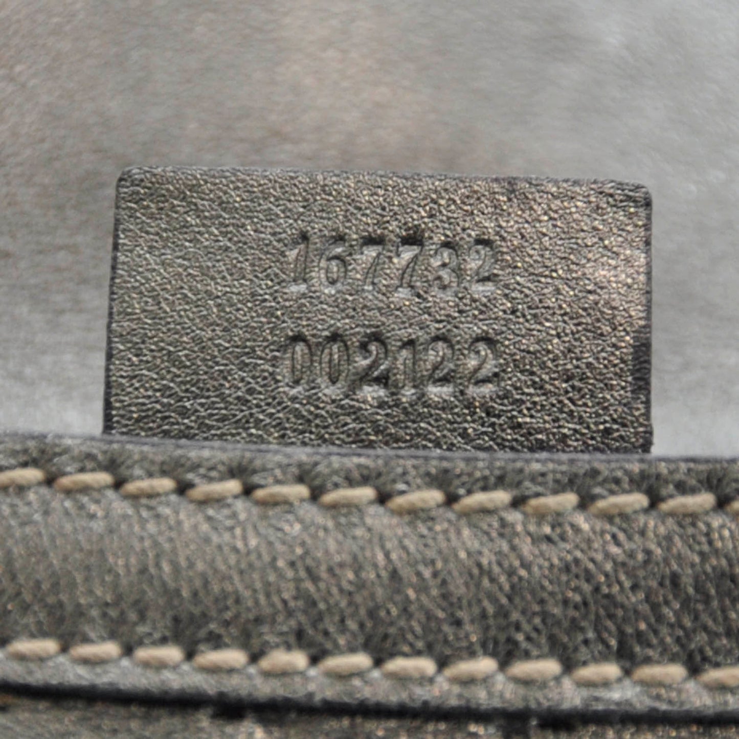 Guccissima Britt Tassel Shoulder Bag Gunmetal